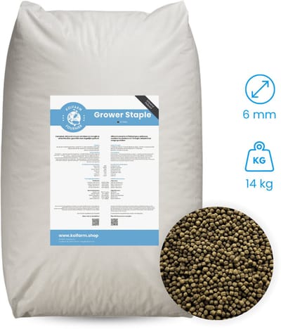 Koifarm Staple Grower – Koivoer 6 mm – 14 kg – Drijvend – Groei & Energie