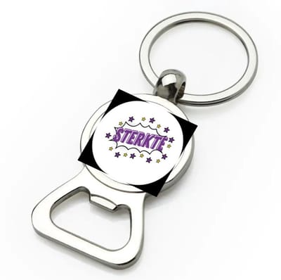 Akyol - sterkte flesopener - Beterschap - motivatie - beterschap cadeau - kado - moeilijke tijd - 9 bij 3 cm