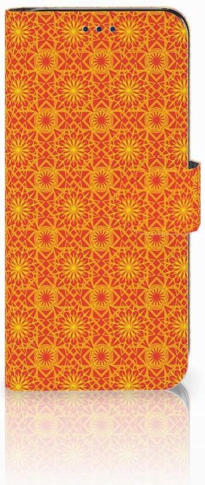 Samsung Galaxy S8 Telefoon Hoesje Batik Oranje