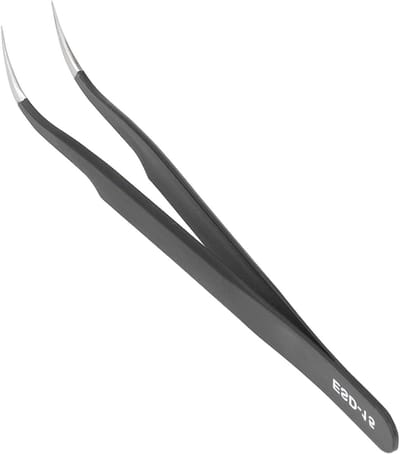 Antistatisch Pincet - Reparatie Tang - Elektronica Reparatie - Ergonomisch Ontwerp - 115mm - Zilverkleurig