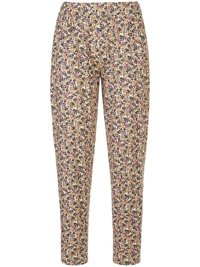 Enkellange bandplooibroek 100% katoen Van Green Cotton multicolour