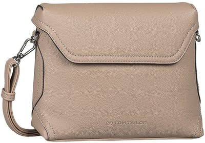 TOM TAILOR schoudertas Joel Flap Bag No Zip Taupe