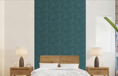Behang - Fotobehang Patroon - Golven - Spiraal - Breedte 150 cm x hoogte 240 cm