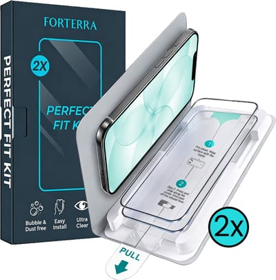 Screenprotector - 2 Stuks - Geschikt voor Apple iPhone 17e - Met Montage Frame - Perfect Fit Kit - Geen Luchtbellen - Gehard Glas - Beschermglas - Tempered Glass - Screen Protector - Nauwkeurige Plaatsing - Case Friendly