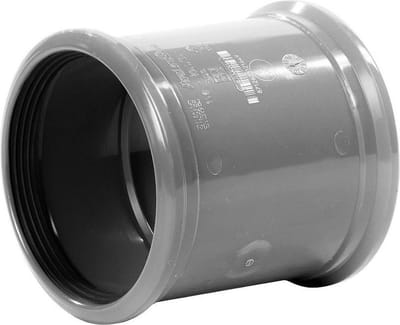 Dyka Steekmof manchet PVC grijs keurmerk BRL52100/BRL52200 75mm