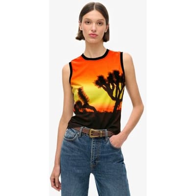 Damestanktop Superdry Sub Print