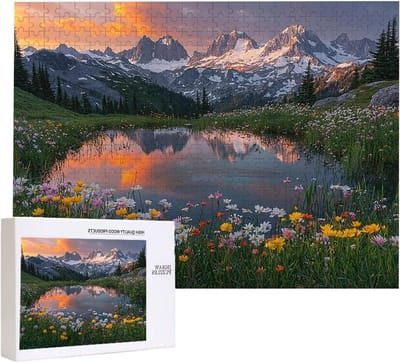 Legpuzzel - Puzzelspel - Ontspanning Thuis - Natuurlijk Hout Materiaal - 1500 Stukjes - Meerdere Kleuren