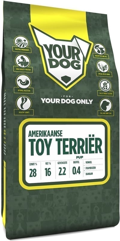 Yourdog amerikaanse toy terriër pup - 3 KG