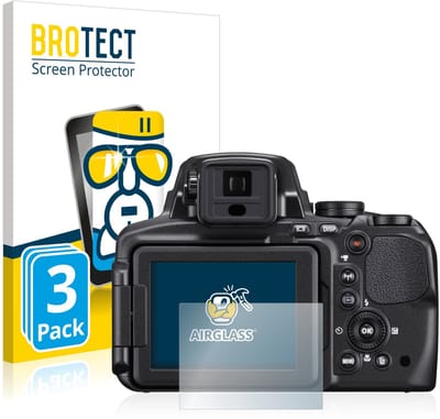 Screenprotector 3 Stuks voor Nikon Coolpix P900 Beschermglas transparant