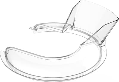 Spatbescherming voor KitchenAid 5 Quart Tilt-Head Stand Mixers Artisan Series van MMOBIEL – Vulopening & Beschermt tegen Spatten - Spatbescherming voor Roestvrij Stalen, Glazen & Keramische Mengkommen