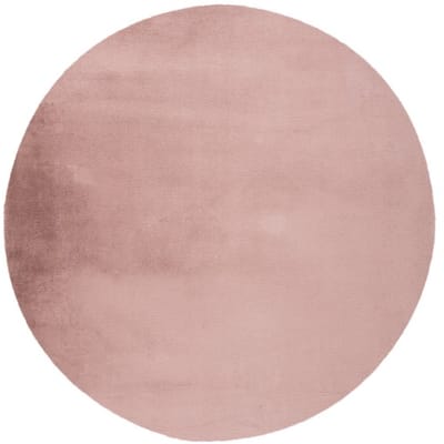 Paradise Fluffy – Poeder Roze – Rond – Hoogpolig & Zacht – Trendy – Fluffy – Vloerkleed – Karpet – 120x120 cm rond