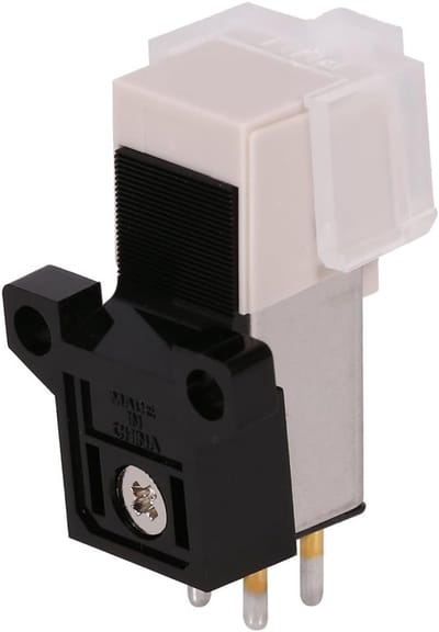 Platenspeler Naald - Pick-up Element - Muziek Afspelen - Magnetische Cartridge - 3cm Lengte - Zwart