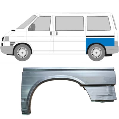 Reparatiepaneel achterspatbord voor Volkswagen Transporter T4 1990-2003 / Links