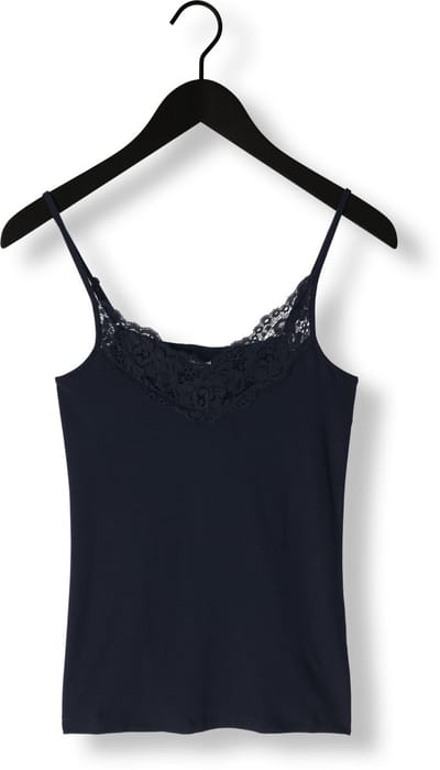 Jansen Amsterdam V306 Singlet Tops & T-shirts Dames - Shirt - Donkerblauw - Maat S