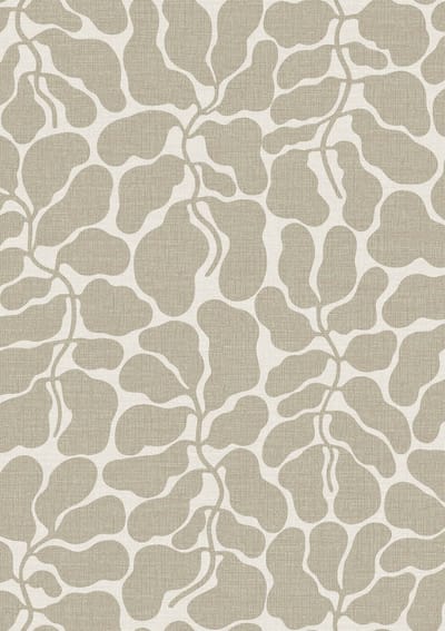 Boråstapeter Vliesbehang 2075 - Swedish Designers - Botanisch Beige - 49cm x 10.05m