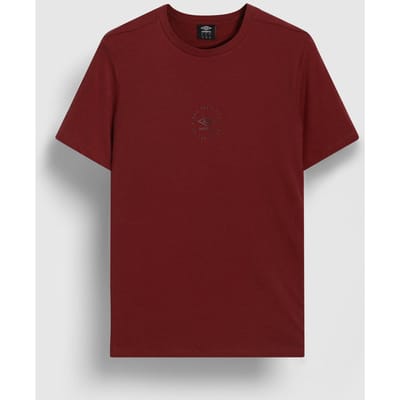 Umbro Heren Relaxed Fit T-shirt (Rode peer)