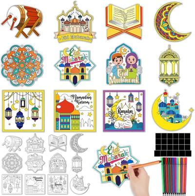 Dailygoods- Koelkastmagneten 24 Stuks - Magneten Sterk - Magneten Kinderen - Magneten Decoratie - Magneten Voor Magneetbord - Zelf Te Beschilderen