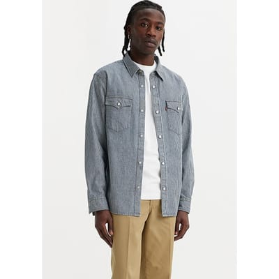 Levi's Relaxed Jeans Light Jacket Grey Size: M | Light Jackets Outlet | Heren | Grijs