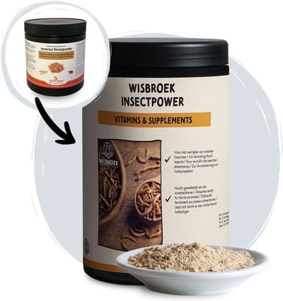 Wisbroek InsectPower 250 gram - Supplementen - Vogelvoer - Insecten