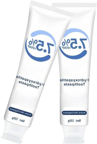 Tandpasta met 7.5% hydroxylapatiet voor volledige bescherming en vlekverwijdering, 2 stuks