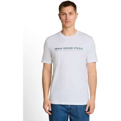 Tom Tailor Denim - T-shirt met print - Maat M - White