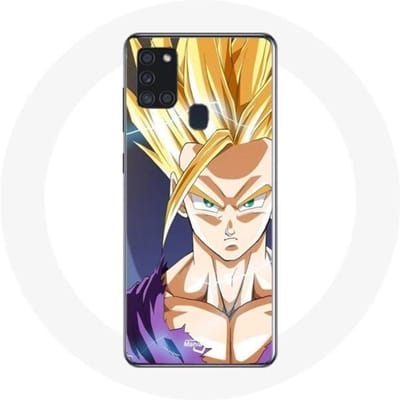 Samsung Galaxy A21S Hoesje Manga Dragon Ball Goku Geel geel