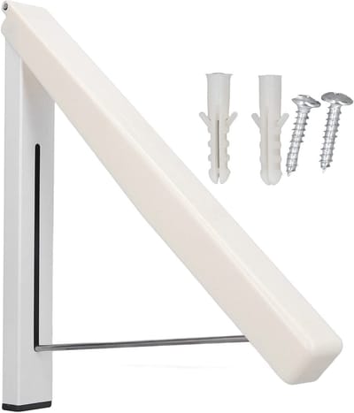 Dailygoody - Droogrek Wandmontage - Intrekbaar Kleding Droogrek - Sterk Draagvermogen - Opvouwbaar - Multifunctionele Kleerhanger - Thuis Organizer