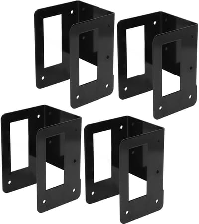 Dailygoods- Log Rack Heavy Duty Staal - Houtrek Buiten - Antiroest - Waterdicht - Voorgeboord - Stabiliteit en Sterkte