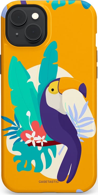 Casetastic Hoesje Geschikt voor Apple iPhone 15 Plus Magsafe - Stijlvolle Beschermende Duo-layer Case - Toeceaan