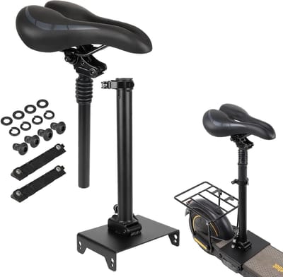 Zitkussen Scooter - Scooter Zadel - Comfortabel Rijden - Schokdempend Ontwerp - 51-63 cm Verstelbaar - Medium