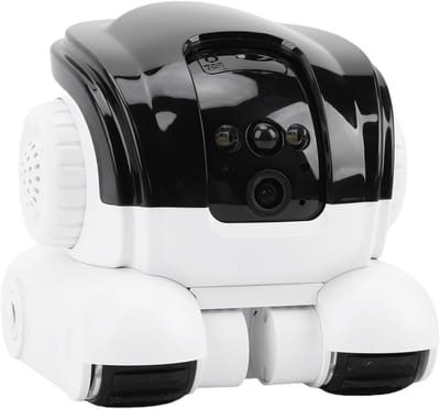 Beveiligingscamera - Robot Camera - Huisdier Monitoring - Automatische Tracking - 5200 mAh Batterij - Wit