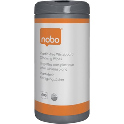 Nobo Plasticvrije Whiteboardreinigingsdoekjes - 100 stuks