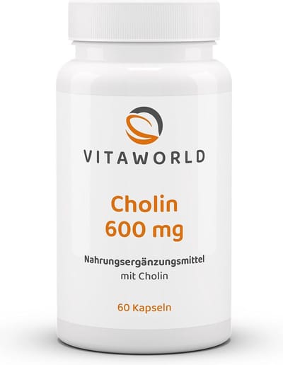 Vitaworld choline 600mg 60 capsules