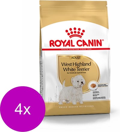 Royal Canin Bhn West Highland White Terrier Adult - Hondenvoer - 4 x 3 kg