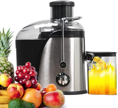 Milova Sap machine - Juice maker - Sapcentrifuge - 400W - Fruit en Groente drank - Keukengerei - Fruitpers