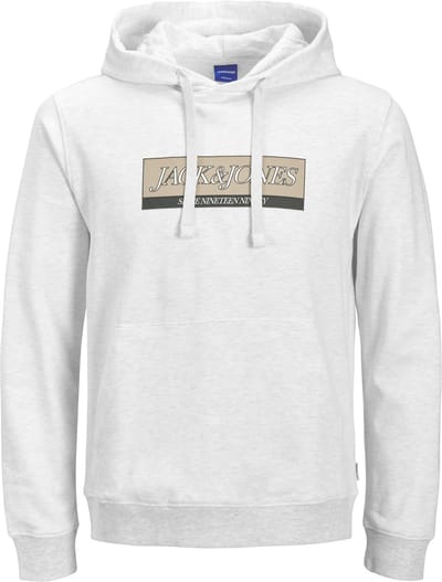 JACK&JONES - JORINWOOD BLOCK BRANDING SWEAT HOOD - Heren - Sweaters