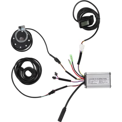 36V48V 250W 15A Fiets Borstelloze Motor Blokgolf Controller Kit met LCD4 Paneel 130X Duim