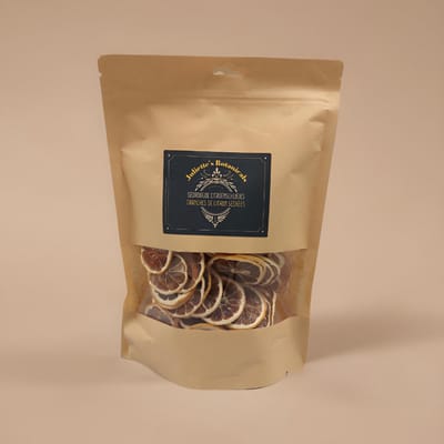 Botanicals - Juliette's Botanicals - gedroogde citroenschijfjes - gedroogde citroen schijfjes - 100 gram - cocktails
