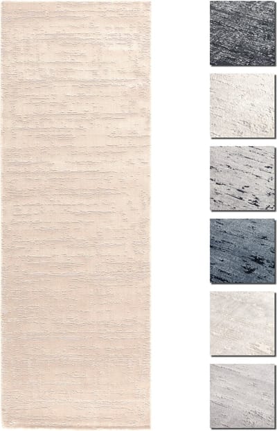 Modern Laagpolig Vloerkleed – 80 X 200 cm – Beige – Premium Woonkamer Tapijt – Geschikt voor Vloerverwarming