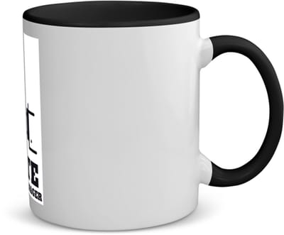 Akyol - col koffiemok - theemok - zwart - Moeder - mama - moederdag - 350 ML inhoud