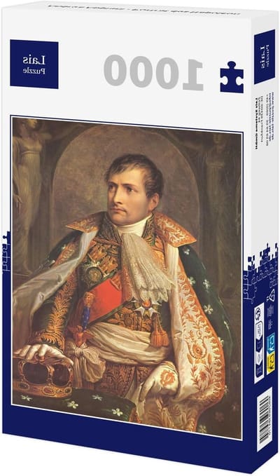 Puzzel Napoleon - Legpuzzel Portret - Ontspannen Tijdverdrijf - Klassiek Kunstwerk - 68 x 48 cm - Multicolor