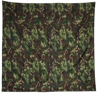 Dailygoods- Dekzeil Waterdicht - Camouflage Draagbaar - Lichtgewicht Tarp - Outdoor Mat - Regenbestendig - Afmetingen 2x1,43m - Tent