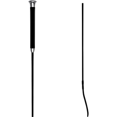 Waldhausen Luxe Dressuurzweep Met Gelgrip Zwart - Rijbenodigdheden - 110 cm