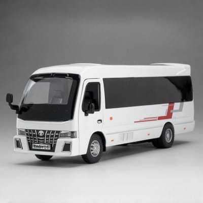 Modèle Réduit Bus Touristique Échelle 1/32 Alliage Voiture Jouet Métal Moulé sous Pression Portes Ouvrantes Modèles Avec Son Lumière Jouets à Tirer en Arrière Pour Garçons Enfants Cadeaux