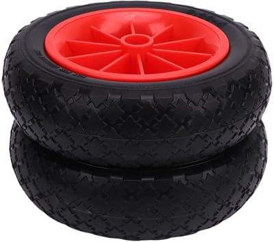 Dailygoods- Kajakwagen Punctiebestendig - Massieve Banden - Stabiel Transport - Geschikt voor Kajakkar - Duurzaam - Centrale Asdiameter 2,2 cm - Kajaktrolley