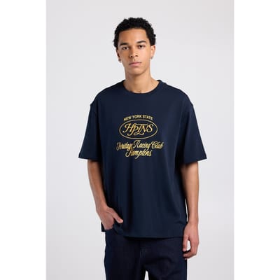 America Today Elban Midnight Maat: S | Basic T-Shirts Outlet | Heren | Blauw