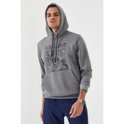 Heren Hoodie met camouflageprint