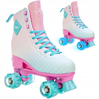 RAVEN Mides verstelbare quadskates met LED-wielen (maat 31-34)