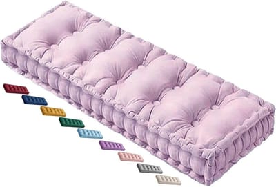 Bankkussen - Zitkussen - Buiten Zitten - 10cm Dikker - 120x60cm - Roze