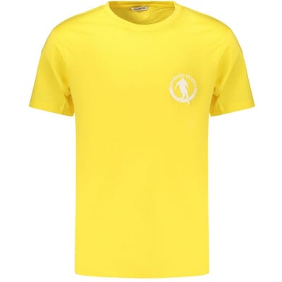 Bikkembergs Gele Katoenen Heren T-shirt